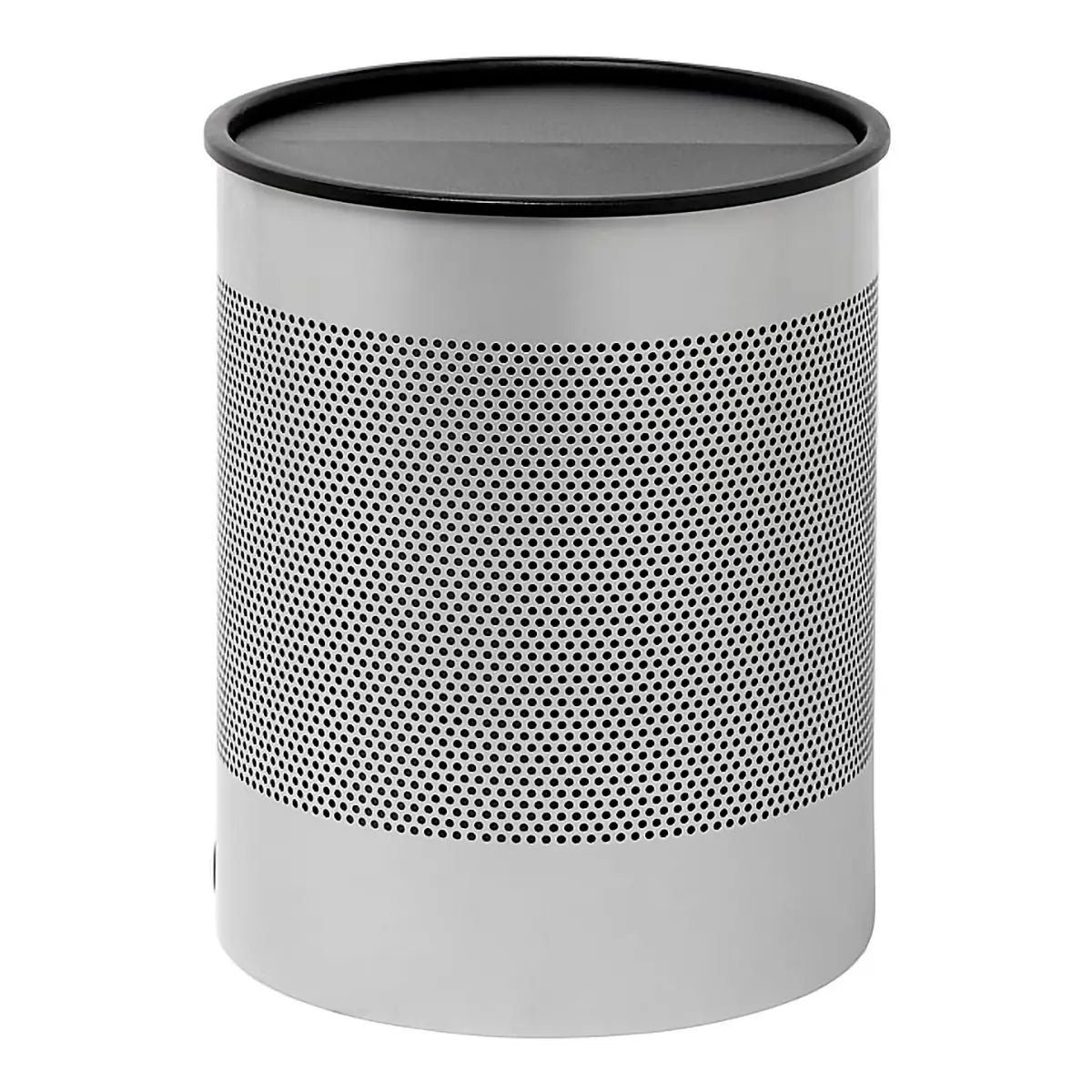 Wide Square Punch Litter Bin with Full Swivel Top Square Punch