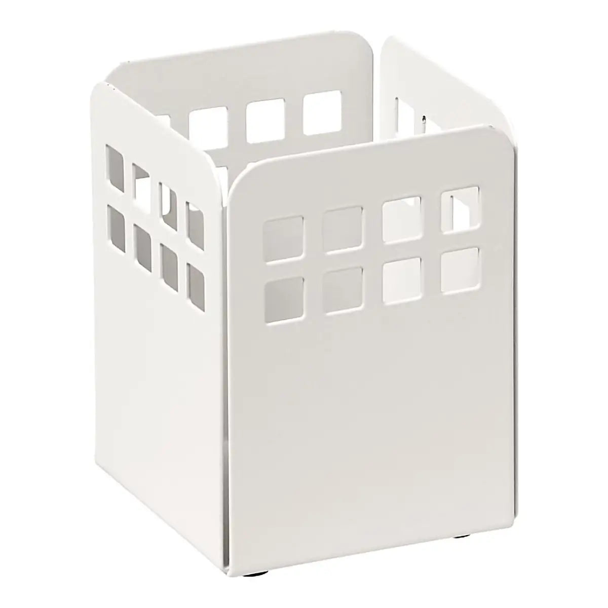 Square Punch Steel Pencil Cup
