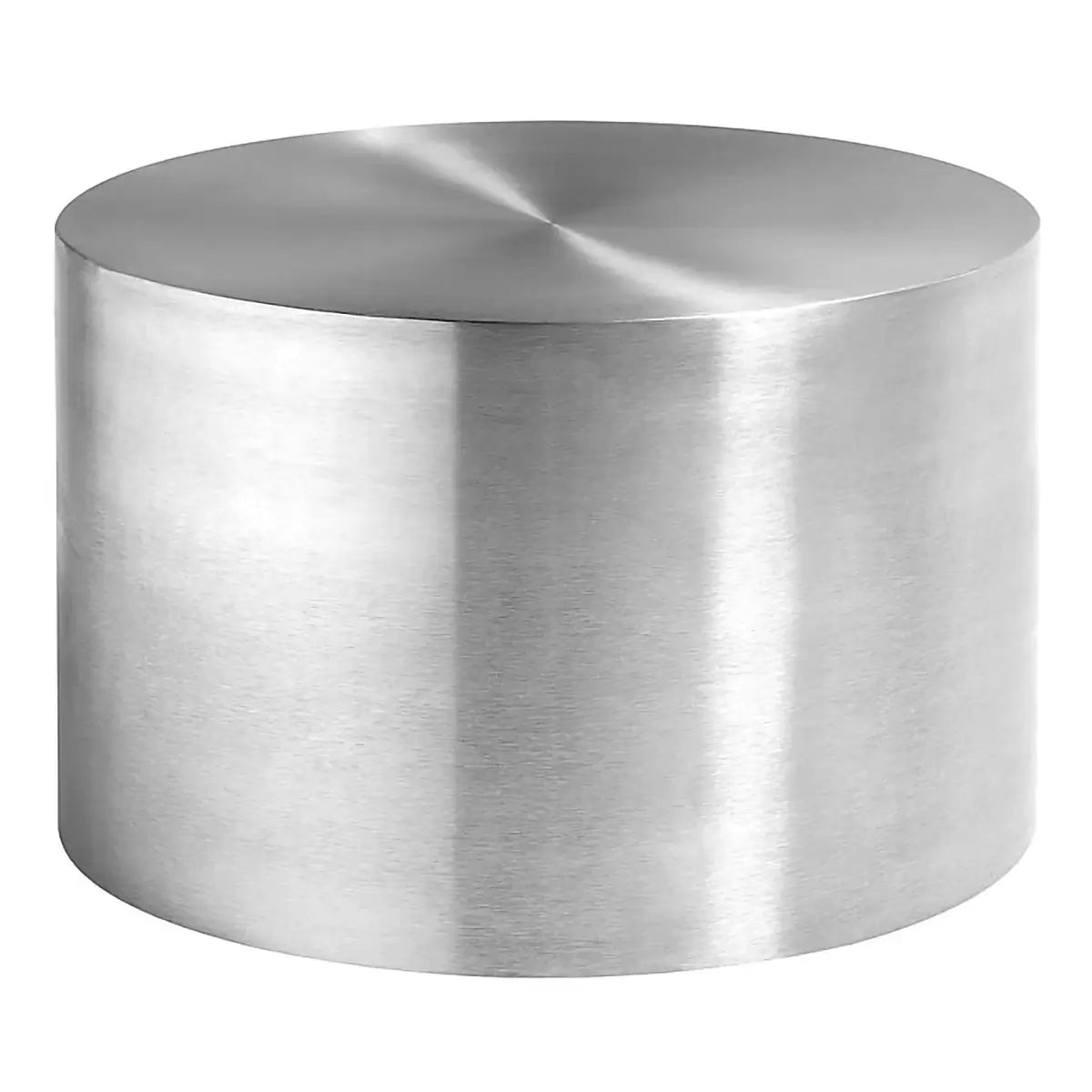 Stainless Steel Drum Coffee Table