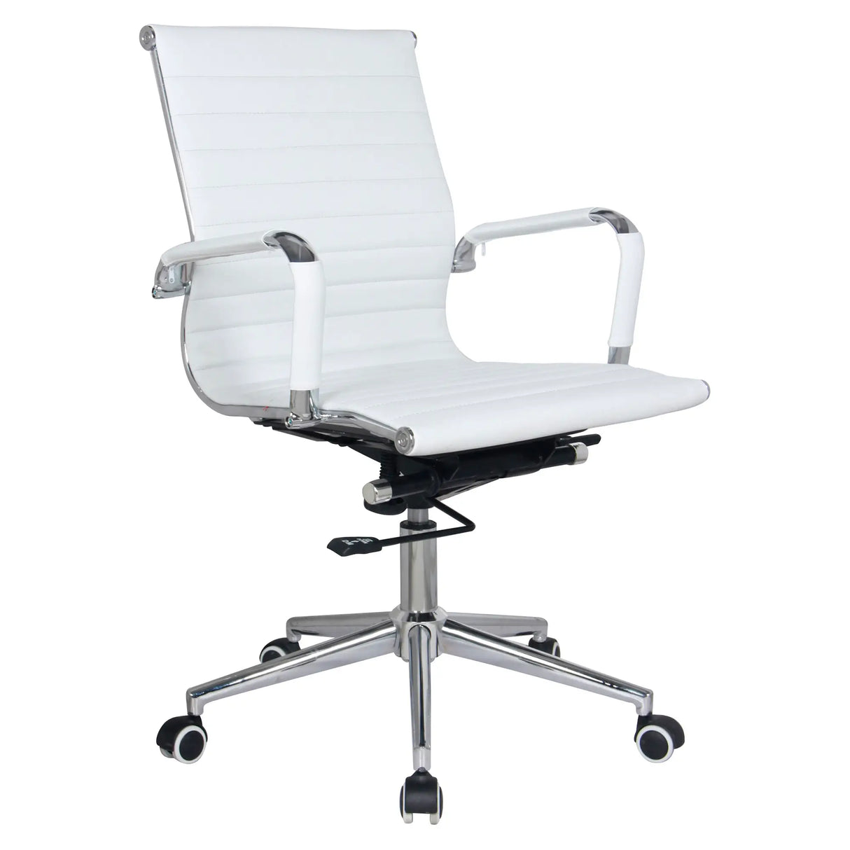 Classic Eames Ribbed Medium-Back Office Chair