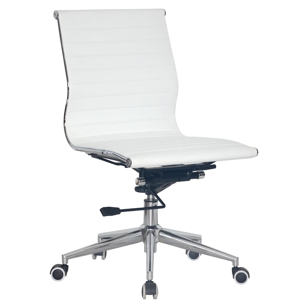 Classic Eames Ribbed No - Arms Medium-Back Office Chair
