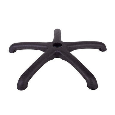 Black 600 mm Nylon Ergonomic Chair Base, 5-star Design, Sturdy and Durable, from Office Stock South Africa, Providing Comfort and Support for Office Seating, Made by Brand 67.