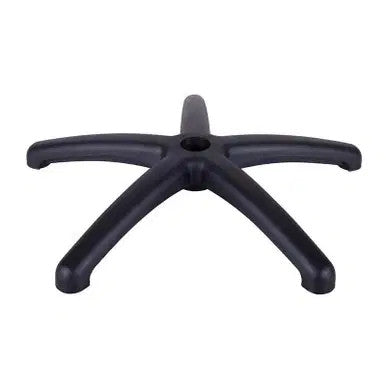 Black 640 mm Nylon Office Chair Base by Office Stock South Africa, a Sturdy Reception Chair Base with a Five-Star Design, Ideal for Comfort and Durability in Various Office Environments.