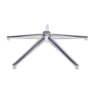 660 mm Chrome Spider Office Chair Base by Office Stock South Africa, a Sturdy Meeting Room Chair Base with a Sleek Chrome Finish and Five-Star Design, Providing Stability and Support for Office Chairs.
