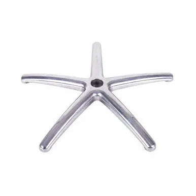 700 mm Aluminium Office Chair Base, Silver in Colour, from Office Stock South Africa, a Sturdy Castor Compatible Chair Base with a Five-Star Design, Made of Durable Aluminium, Ideal for Workspace Seating Solutions.