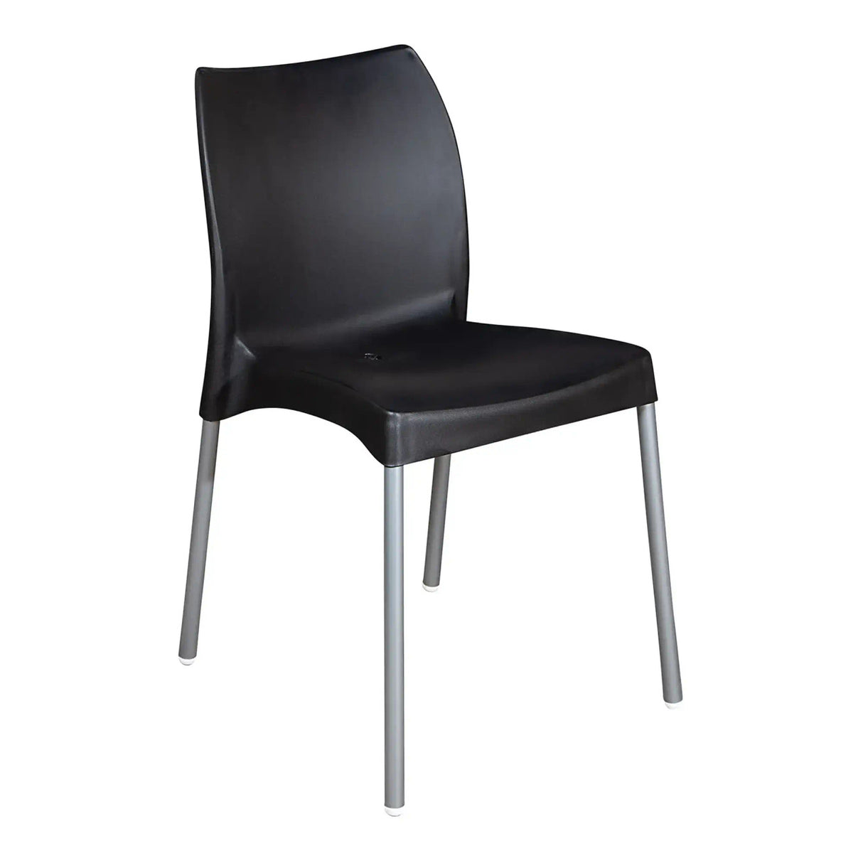 Easy Seat Black Armless Indoor & Outdoor Dining Chair