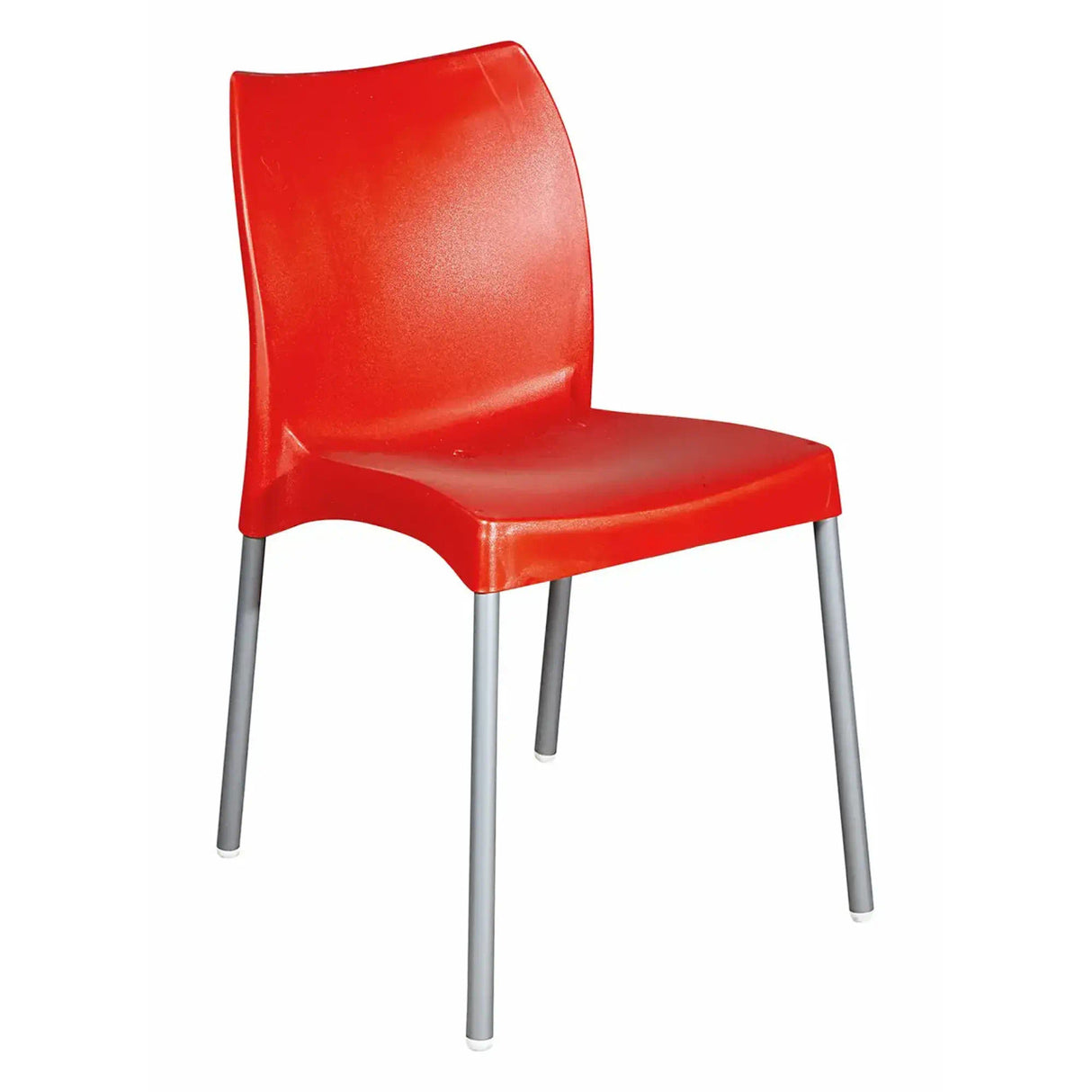 Easy Seat Red Armless Indoor & Outdoor Dining Chair