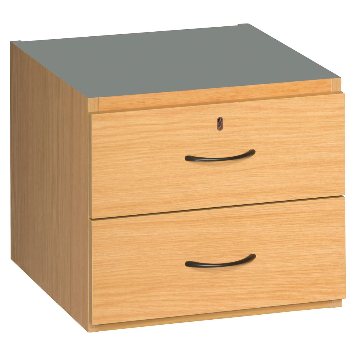 Fitted Pedestal 2 Draw in Oak Melawood