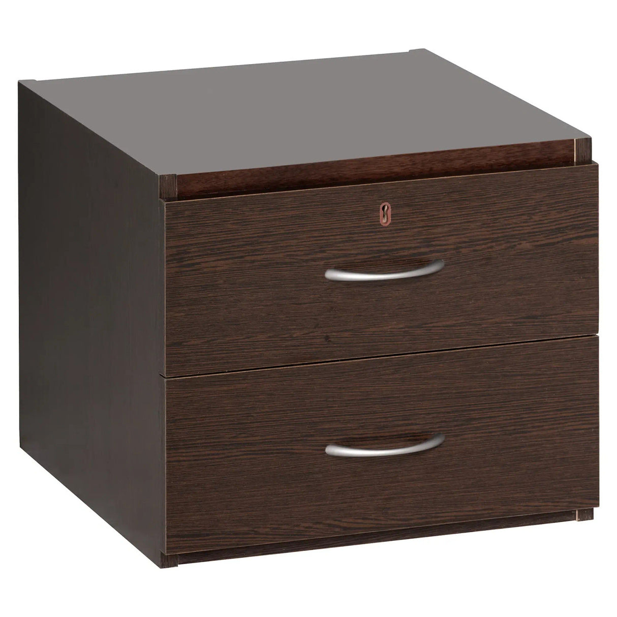 Fitted Pedestal 2 Draw in Wenge Melawood