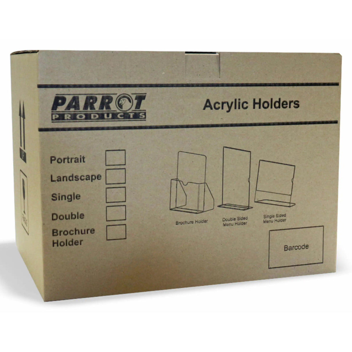Acrylic Menu Holder - Single Sided - A4 Portrait - Box 5