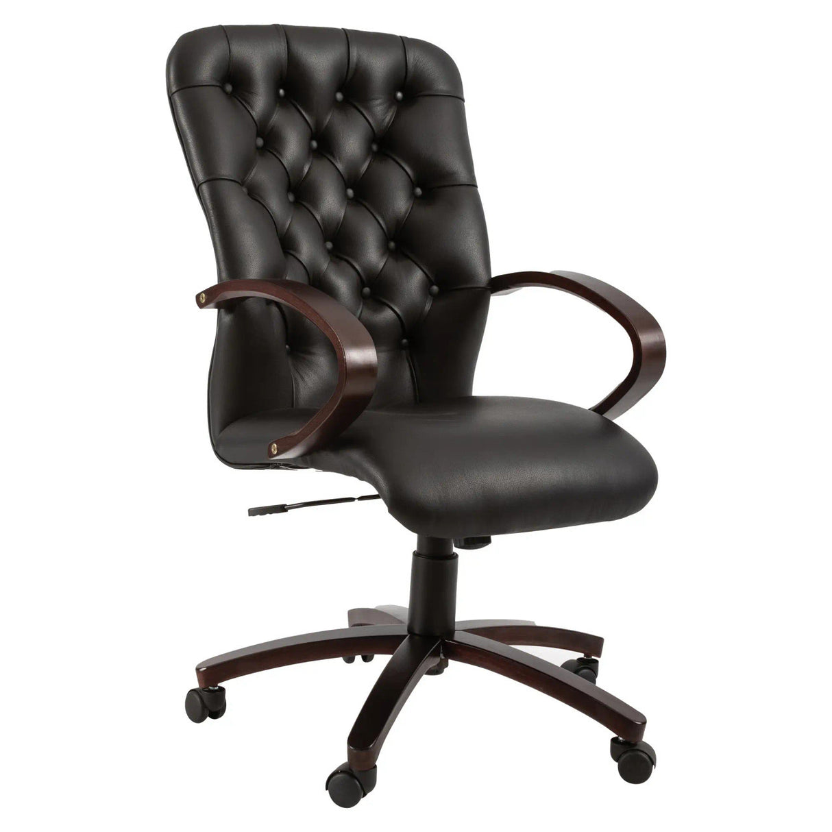 Adda Wooden High-Back Office Chair