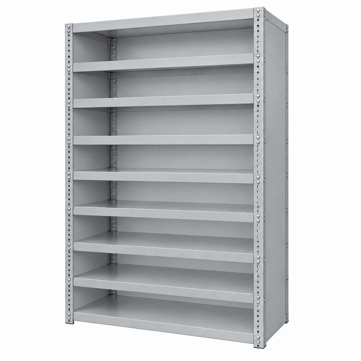 Bolted Closed Steel Shelving Unit – 1900H × 910W × 380D mm