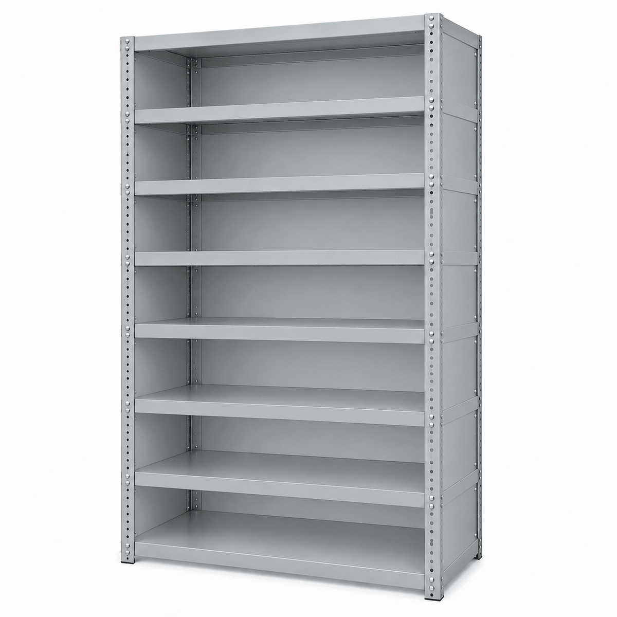 Bolted Closed Steel Shelving Unit – 1900H × 910W × 380D mm