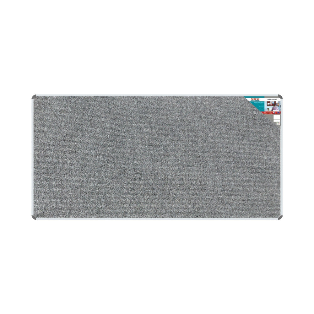 Bulletin Board Ribbed Aluminium Frame (2400x1200mm - Laurel)