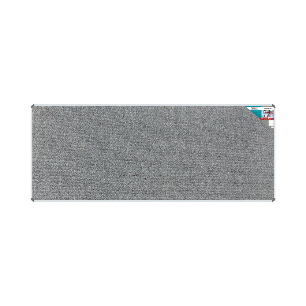 Bulletin Board Ribbed Aluminium Frame (3000x1200mm - Laurel)