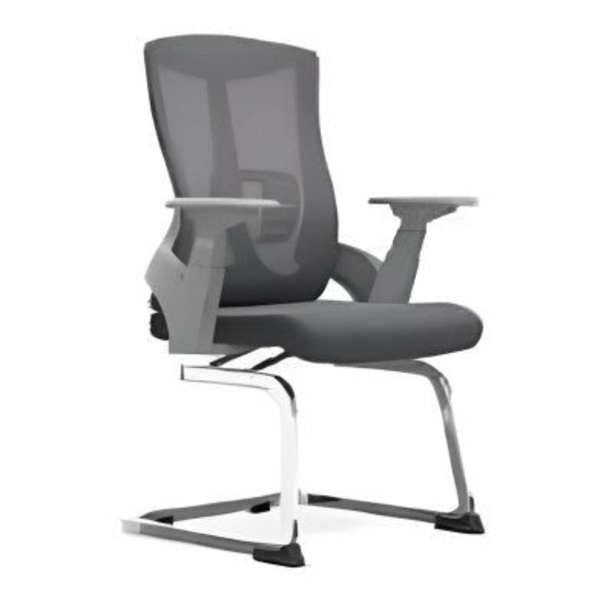 C4013B Grey Mesh with Grey Frame Visitor Office Chair
