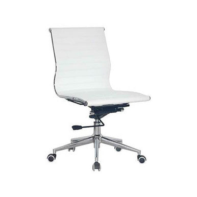 Classic Eames Ribbed No - Arms Medium-Back Office Chair