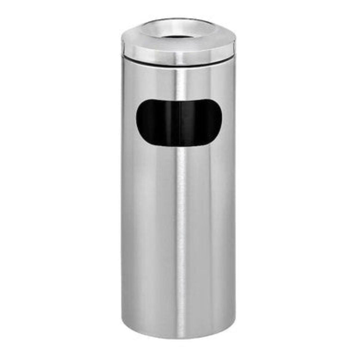 Coastal Innovation Stainless Steel Standing Ashtray Litter Bin with Cut Out