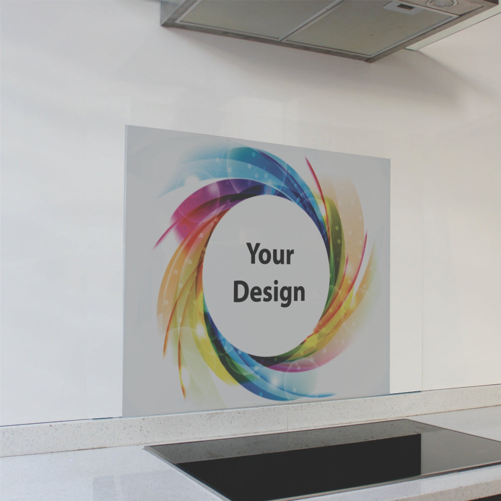 Decorative Glass Wall Tile (598 x 650 x 6mm) Customised Print