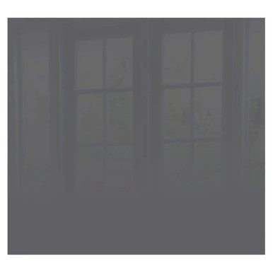 Decorative Glass Wall Tile (598 X 650 X 6mm) Met Gun Metal