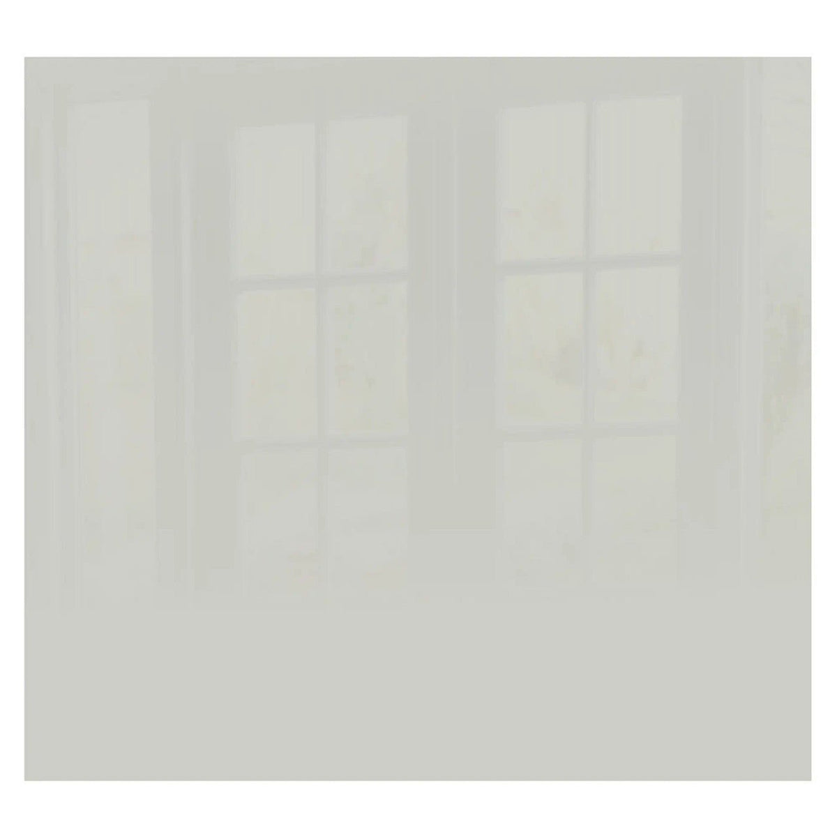 Decorative Glass Wall Tile (598 X 650 X 6mm) Papyrus White