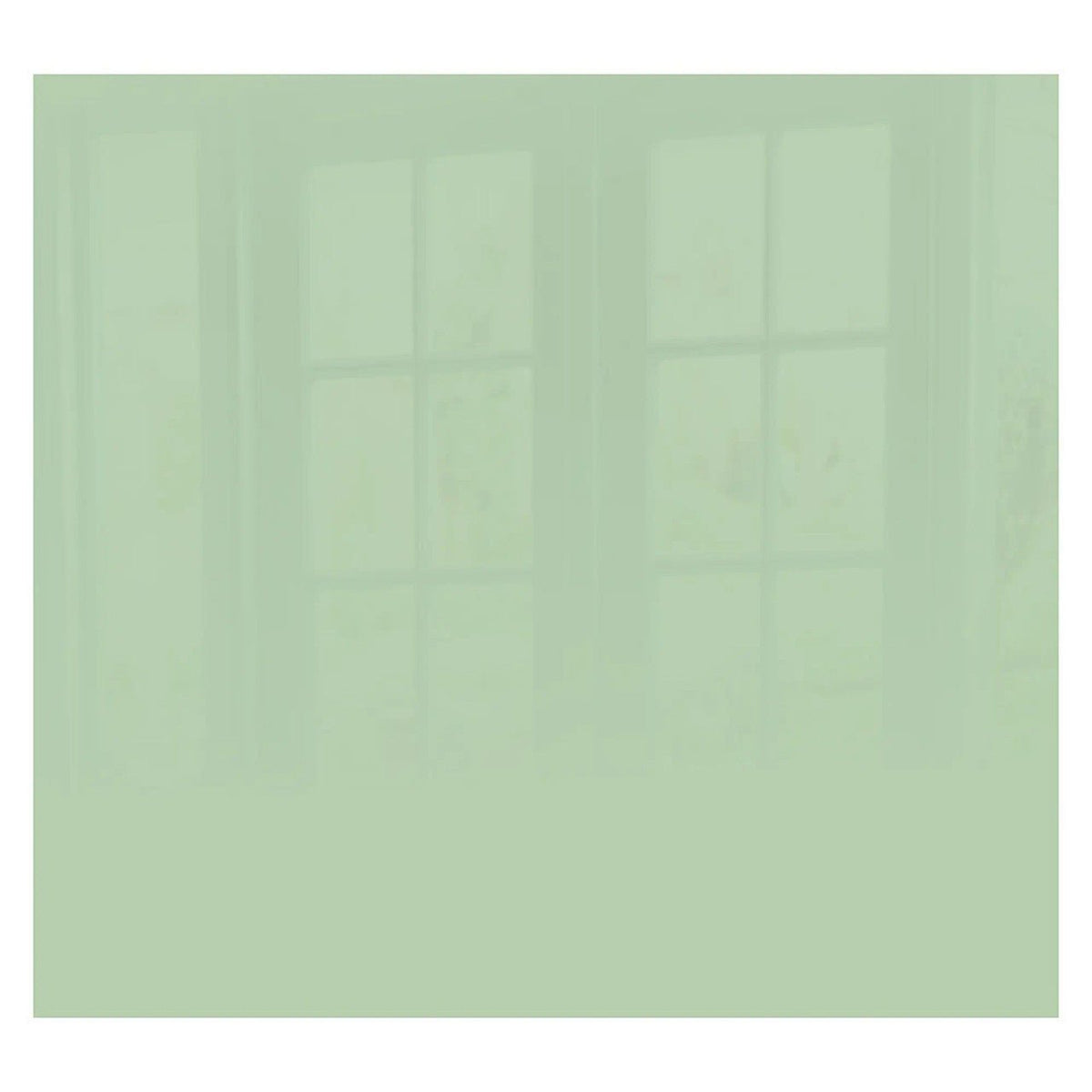 Decorative Glass Wall Tile (598 X 650 X 6mm) Pastel Green