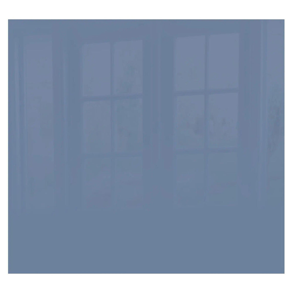 Decorative Glass Wall Tile (598 X 650 X 6mm) Pigeon Blue