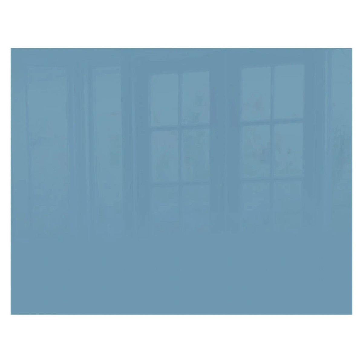 Decorative Glass Wall Tile (898 X 700 X 6mm) Pastel Blue