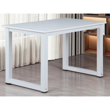 Desk with White 50mm Metal Legs - Additional View 3
