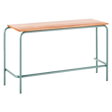 Double School Desk in Saligna Wood 1200mm Wide