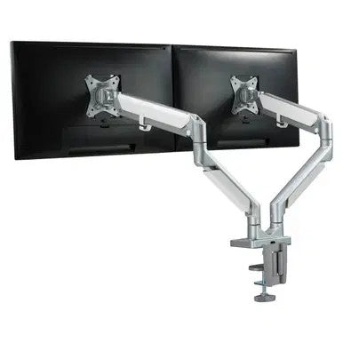 Dual Monitor Clamp Bracket with Gas Spring Arm