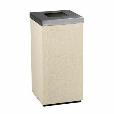 Eco - Fibre Square Litter Bin Body Only - Office Stock Group