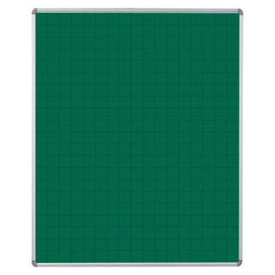 Educational Board Magnetic Chalkboard (1220 × 920 – Grey Squares – Side Panel – Option A)