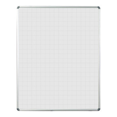 Educational Board Magnetic Whiteboard (1220 x 910 - Grey Squares - 1 Side)