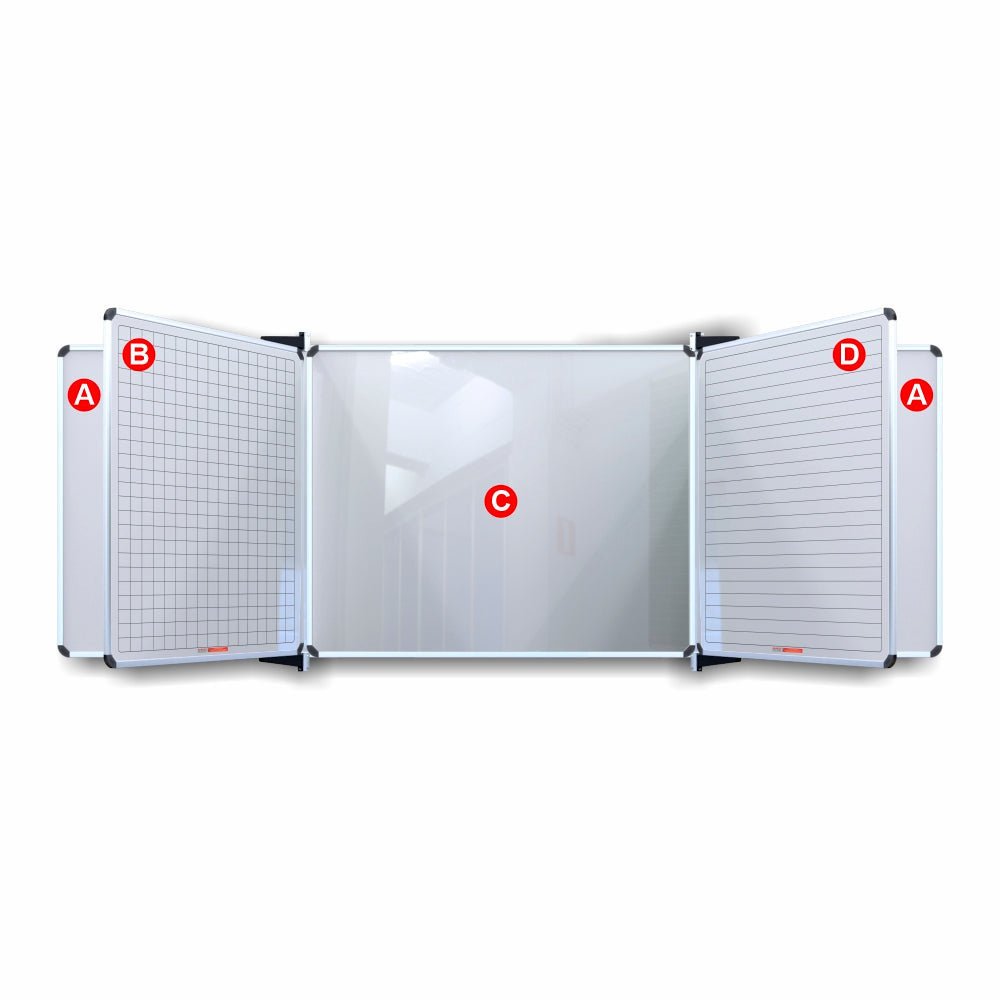 Educational Board Magnetic Whiteboard (1820 × 1220 – Centre Panel – Option C)