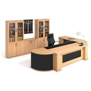 Embassy Executive Desk in Veneer Wood