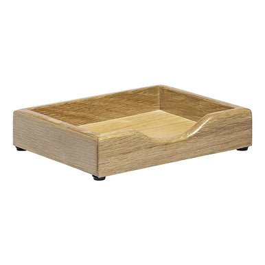 Executive Solid Wood Memo Pad Holder