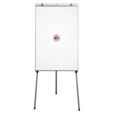 Flipchart Magnetic Standard (1000 x 640 mm) BD9132, White Magnetic Flipchart on Adjustable Stand.