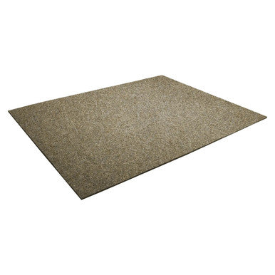 Floor Protector Ribbed Non-Slip 1200 x 850 x 5.5 mm Spice CP1044Q, a Textured Beige Rubber Mat with Ribbed Surface for Enhanced Slip Resistance.