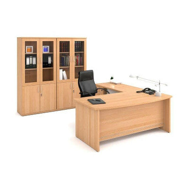 Focus Executive Desk in Veneer Wood