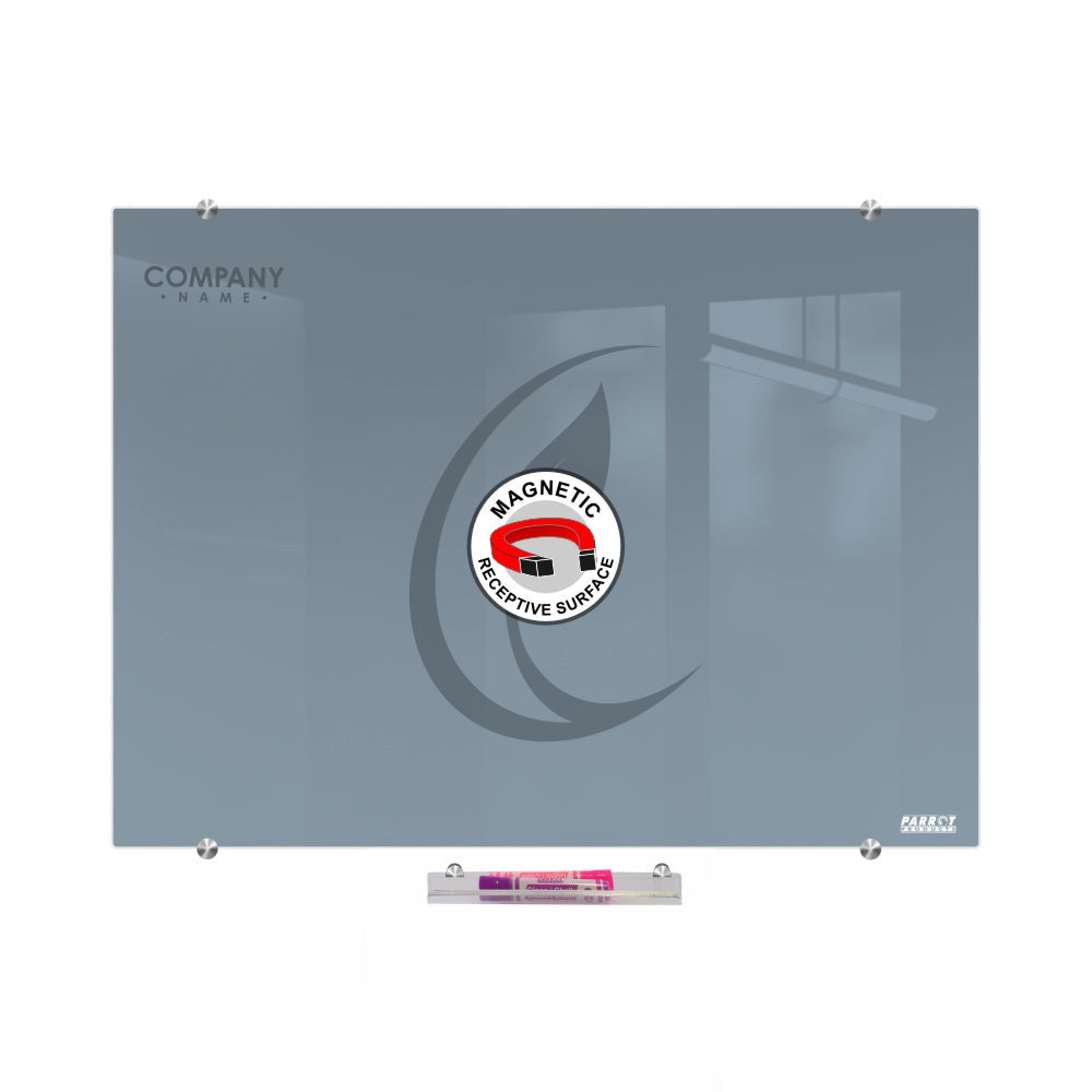 Glass Board Designer Series Magnetic Custom Printed (1200x1200mm)