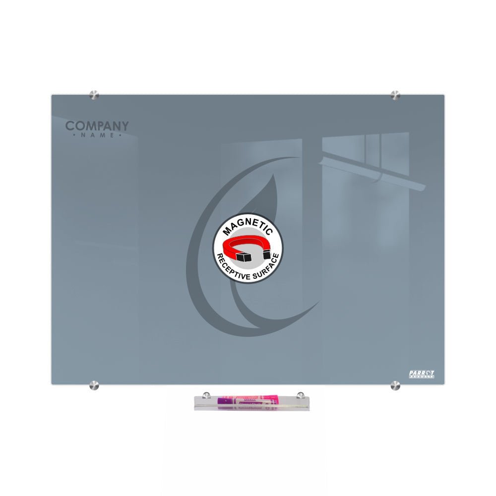 Glass Board Designer Series Magnetic Custom Printed (900x900mm)