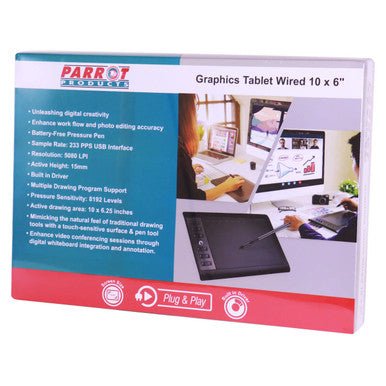 Graphics Tablet (Wired – 10 x 6 inch)