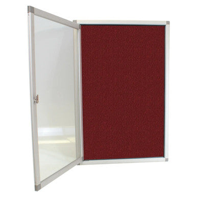 Hinged Pinning Display Case (900*600mm - Burgundy)