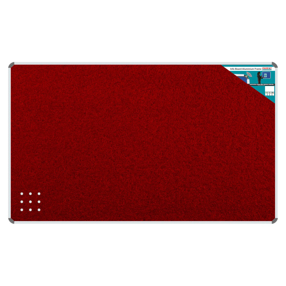 Info Board (Aluminium Frame - 1500*1200mm - Burgundy)
