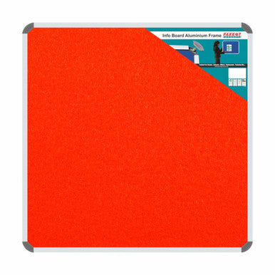 Info Board (Aluminium Frame - 900*900mm - Burnt Orange)