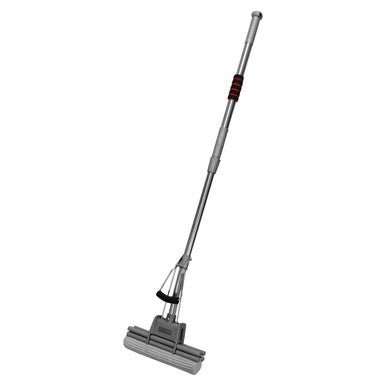 Janitorial Mop PVA Stainless Steel Double Roller JA0301A, High-Quality Stainless Steel Professional Cleaning Mop with Double Roller Mechanism.