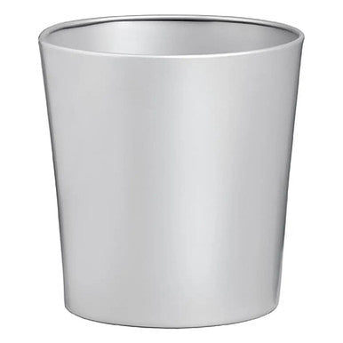 Life Tapered Waste Paper Bin, Sleek and Modern White Tapered Trash Can for Office or Home Use.