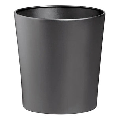 Life Tapered Waste Paper Bin, Black Tapered Waste Paper Bin with Sleek Modern Design for Office or Home Use.