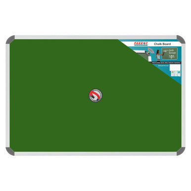Magnetic Chalk Board (600 x 450 mm) BD2720, Green Magnetic Chalkboard with a Sturdy Frame and Magnet Receptive Surface.